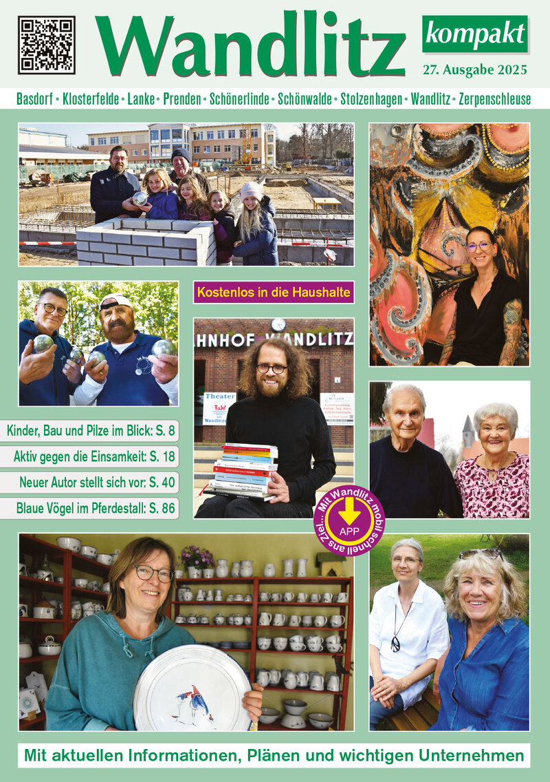 Broschüre 2025 erschienen, Wandlitz Broschüre 2025 erschienen, Wandlitz